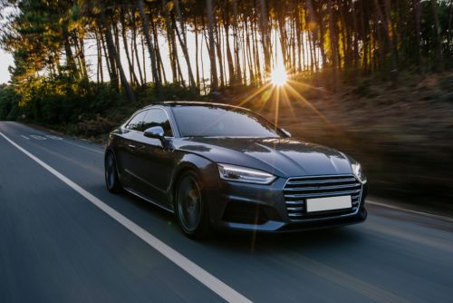 Black Saloon Car